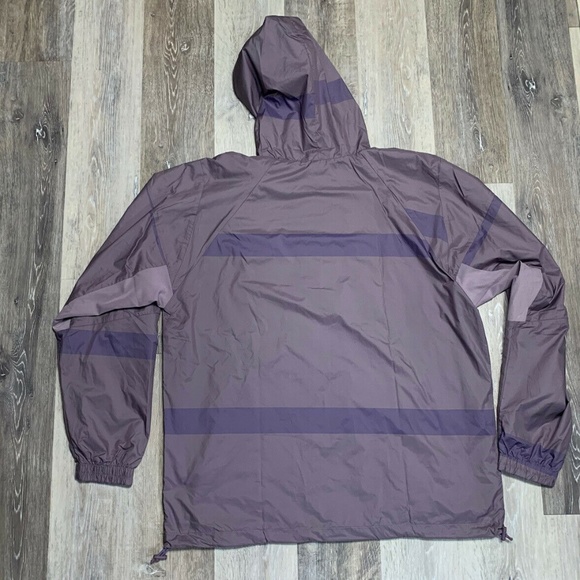 Adidas W.N.D Mens Long Sleeve 1/2 Zip Pullover Jacket Purple FL3613 NEW Sz M - Picture 4 of 5